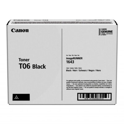 (3526C002) TONER CARTRIDGE T06 CANON BLACK 20.5K ORIGINAL