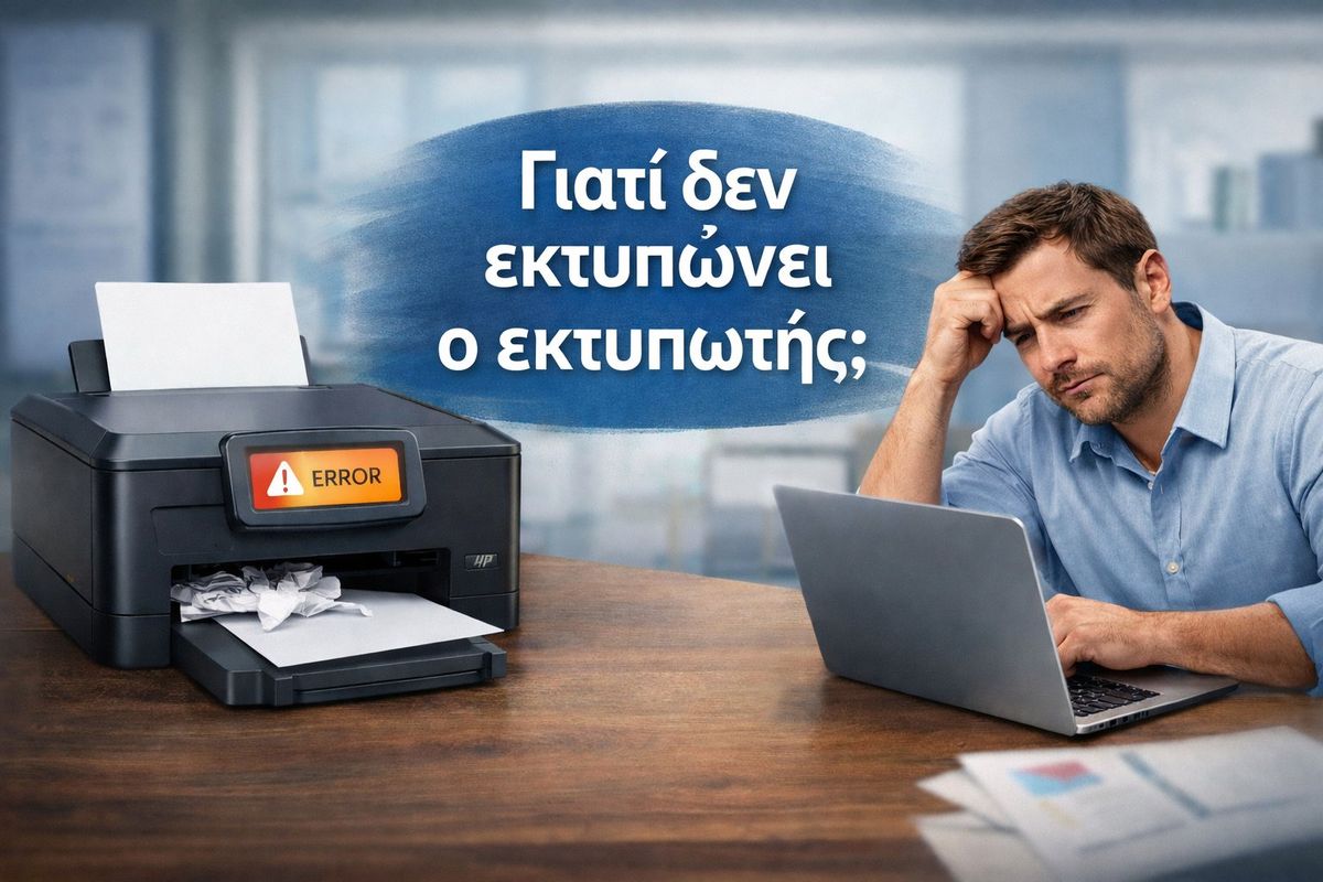 Ο ΕΚΤΥΠΩΤΗΣ ΔΕΝ ΕΚΤΥΠΩΝΕΙ
