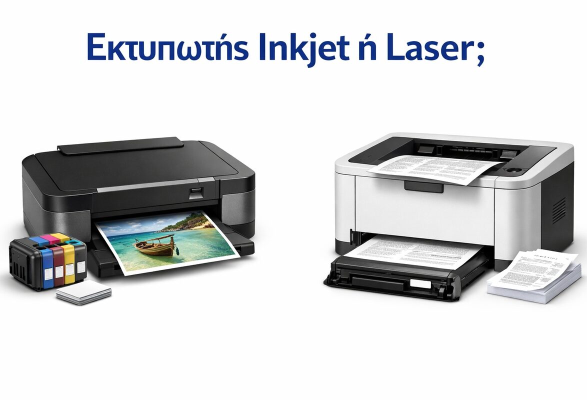 ΕΚΤΥΠΩΤΗΣ INKJET Η LASER ΤΙ ΝΑ ΑΓΟΡΑΣΩ